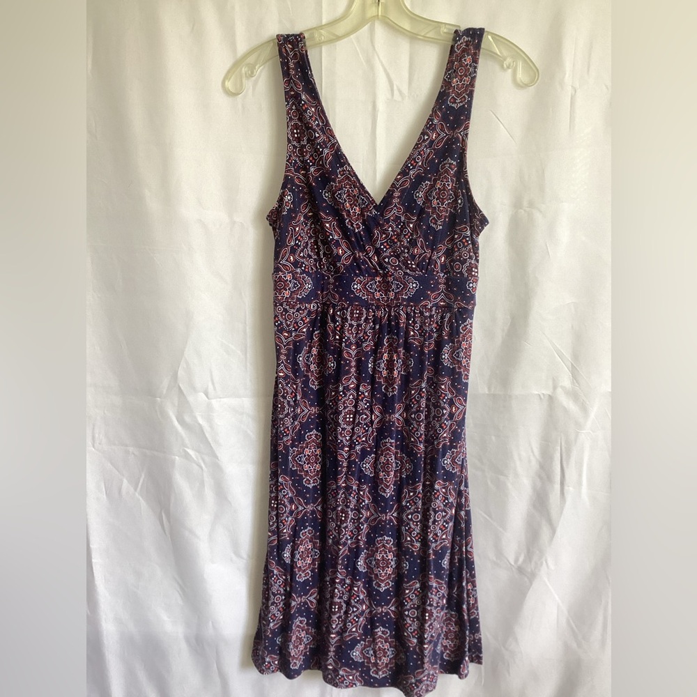 Old Navy Blue and Red Dress Size Small